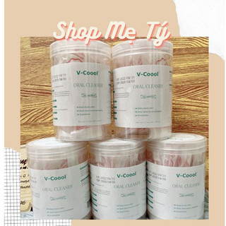 Gạc rơ lưỡi/ que rơ lưỡi VCool vệ sinh răng miệng cho bé - 30 gói