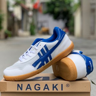{ĐÃ KHÂU FULL ĐẾ} Giày chơi đánh cầu lông, bóng chuyền, bóng bàn, chạy bộ nam nữ giá rẻ giày thể thao đa năng Nagaki