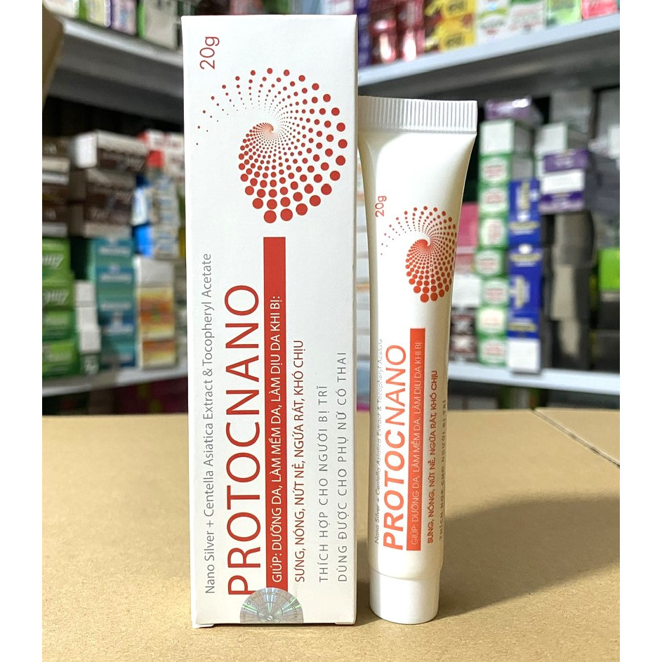 Gel bôi trĩ Protoc Nano Giúp Chăm Sóc Làm Mát, Dịu Da Dùng Khi Bị Trĩ, Táo Bón, Nứt Kẽ Hậu Môn