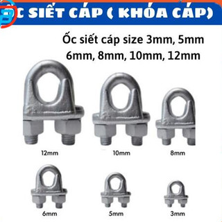Ốc siết cáp khóa cáp cóc kẹp cáp cáp thép thái bình vina