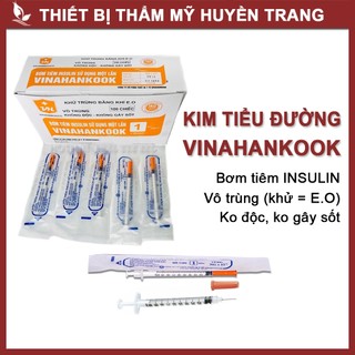 Kim tiêm tiểu đường bơm tiêm vinahankook 1ml insulin u-100 đầu kim 30gx1/2