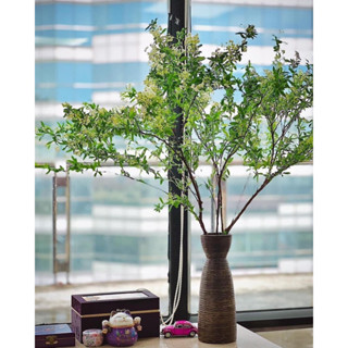 Giá Cực Rẻ - Bình hoa, lọ cắm hoa gốm sứ Bát Tràng vân ganh nổi men lì dáng sake Loe trang trí nội thất Cực Sang và Đẹp