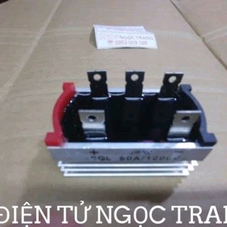 Diot Cầu 5 Chân 3 Pha  50A -1200V
