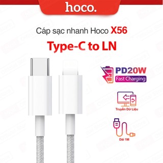 Cáp sạc Nhanh PD 20W HOCO X56 Type-C dùng cho ip11/12/13/14 truyền dữ liệu và sạc nhanh 3A