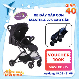 Xe đẩy em bé Mastela 275 chất liệu aluminium cao cấp, đa chức năng gập gọn cho trẻ sơ sinh