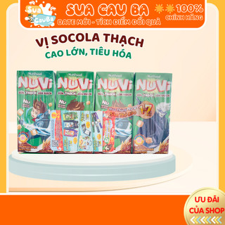 Date mới lốc sữa lúa mạch thạch cacao nuvi 170ml