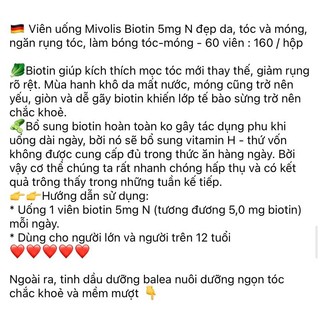 Hàng Chuẩn ĐứcChăm sóc tóc Biotin