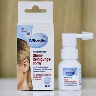 Xịt làm sạch tai tan ráy tai Mivolis 20ml