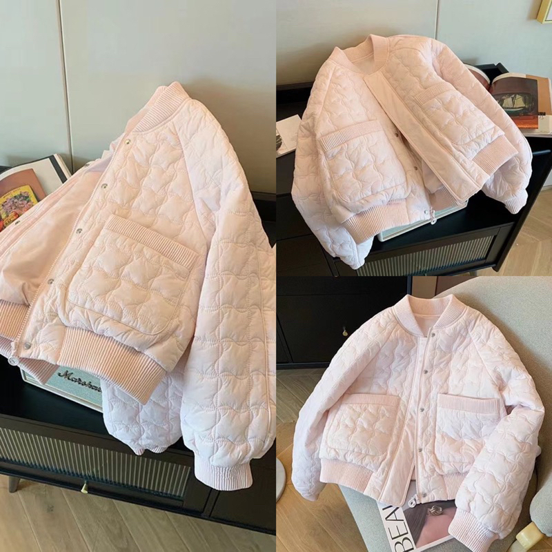 Áo khoác bomber nữ trần trám có túi ( Có Sẵn) khuy bấm hàng QC Yame Clothing #8183