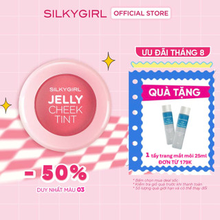 [Màu 03 - Date 11/2025] Má Hồng Dạng Thạch Mềm Mịn Lâu Trôi Silkygirl Jelly Cheek Tint 3g