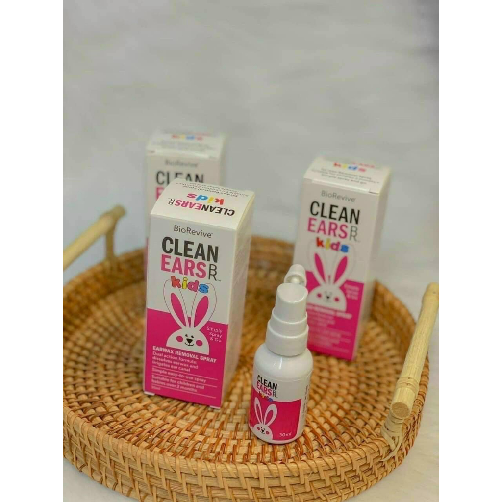 Xịt tan ráy tai Cleanears Kids