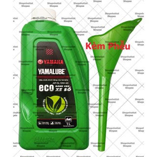 Dầu nhớt xe số yamaha eco 4t 10w40 1.000ml + kèm phễu thay nhớt