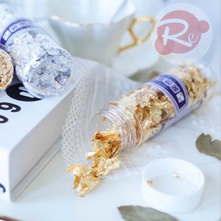 [SIÊU RẺ❤️] – Lá Vàng+Bạc - Trang trí bánh sinh nhật bánh kem