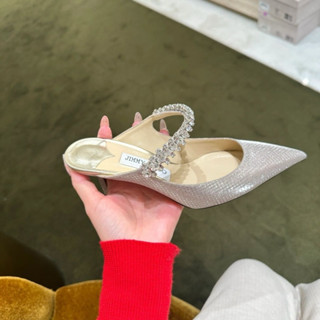 Giày Cao Gót Jimmy Cho Bling Bling Sang Chảnh Hàng Cao Cấp Fullbox