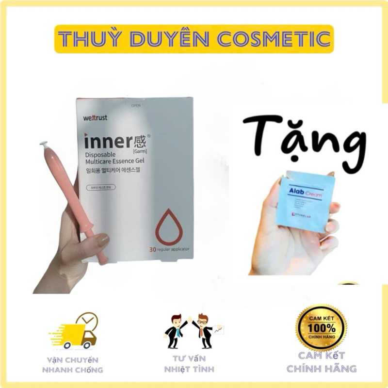 Inner Gel Đũa Thần Inner Hàn Quốc Dung Dịch Vệ Sinh Phụ Nữ Kít Hồng Thơm Vùng Kín, Ngừa Hôi Cân Bằng PH