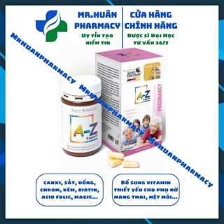 A-Z Kapseln (Lọ 60 viên) của Đức - Bổ sung vitamin thiết yếu cho phụ nữ trước, trong và sau sinh
