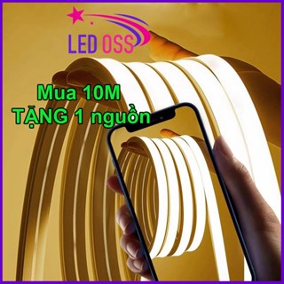 Dây đèn led COB 220v siêu sáng bán theo mét (mua 10m tặng 1 nguồn)