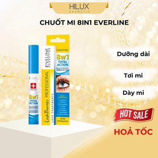 Chuốt dưỡng mi dài, dày eveline 8 in 1
