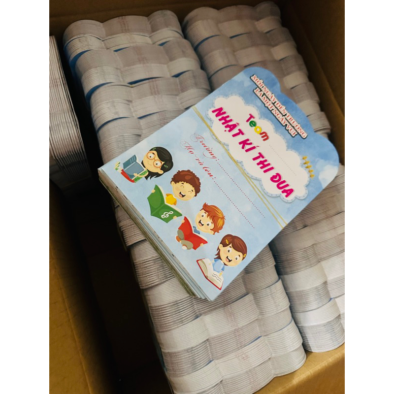 sổ nhật ký thi đua, sổ khen thưởng (10q tặng 1tấm sticker A4)