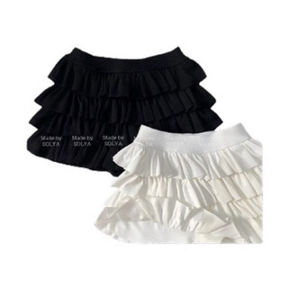“𝐕𝐄𝐑𝐀 𝐒𝐇𝐎𝐑𝐓“ Quần short ngắn, lưng cao, có tầng (ảnh thật shop chụp)