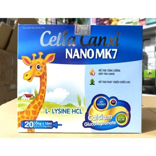 Celia Canxi Nano Mk7 phát triển chiều cao, kích thích ăn ngon, cho xương chắc khoẻ chống còi xương, loãng xương