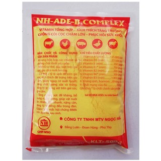 1 gói ADE - B.COMPLEX 500g Vitamin tổng hợp, kích thích tăng trưởng, chống còi cọc, chậm lớn, phục hồi sức khỏe