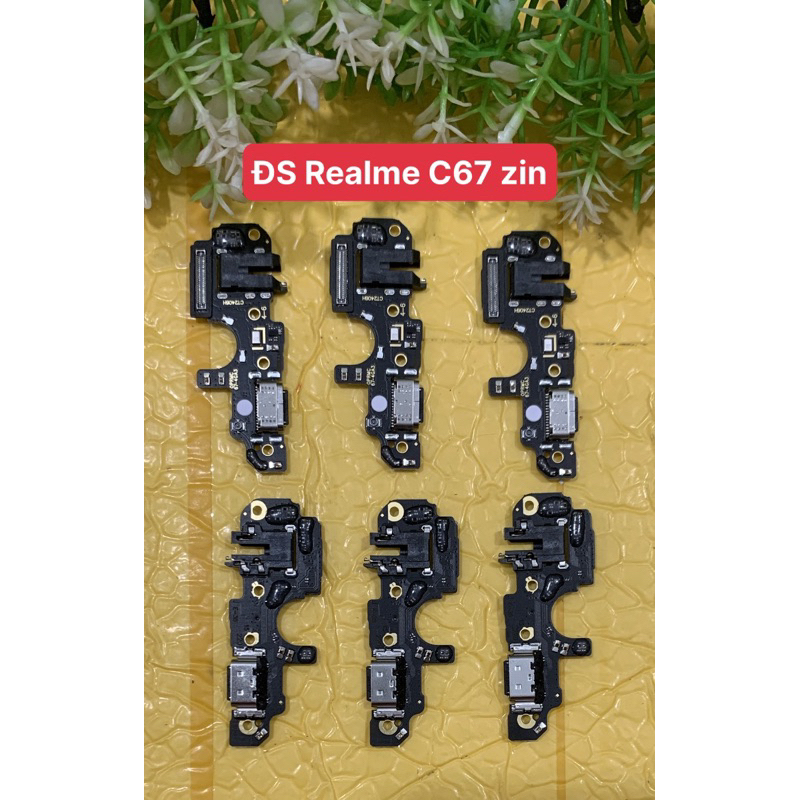 cụm đuôi sạc realme c67 zin / cụm sạc realme c67 zin/ cụm bo mạch sạc realme c67 zin mới