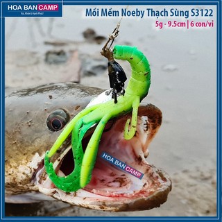 Mồi mềm câu lure noeby thạch sùng s3122 | vỉ 6 con
