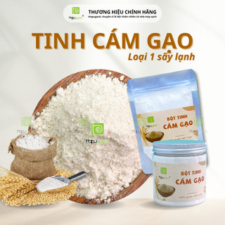 SỈ 1 KÍ Bột tinh cám gạo thiên nhiên HaPu Organic mặt nạ dưỡng trắng da giảm mụn tẩy tế bào chết
