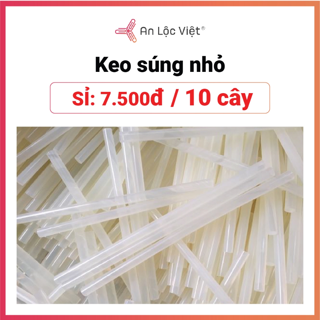 [Giá Sốc] Combo 10 Keo Nến (Hay Keo Súng) Với 2 Kích Cỡ Lớn - Nhỏ Có Độ Dính Cực Cao Dùng Cho Máy Bắn Keo Lớn Nhỏ