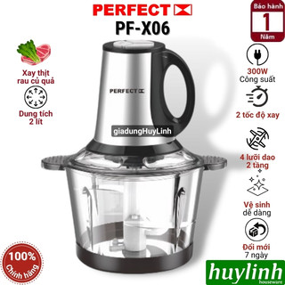 Máy xay thịt đa năng 2 tốc độ perfect pf-x06 - 2 lít - hàng chính hãng