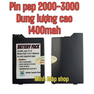 Pin cao cấp dành cho máy game psp 1000-2000-3000