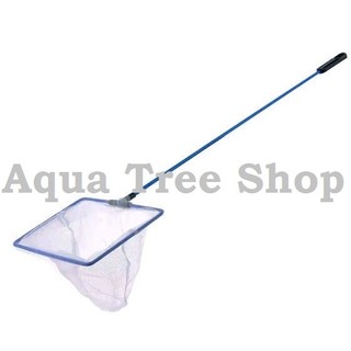 Vợt Vớt Cá Cảnh Các Loại, vợt cá vuông cán thép bọc nhựa chắc chắn