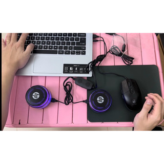 Bộ loa máy tính hãng HP DHS-5000C đèn RGB - Công suất 6W
