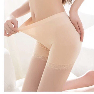 Quần mặc váy 100% cotton phối chân ren