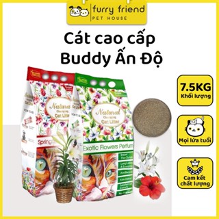 Cát Buddy Ấn - Cát Ấn Độ cao cấp túi 7,5kg dành cho Mèo, Hamster