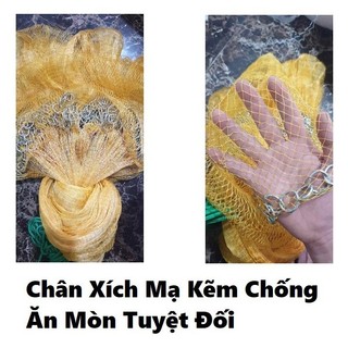 [ Chài Dù Mắt 1.8cm ] Dù Vàng Thái Lan Chính Hãng Bung 8m cao 4m nặng 5kg Sợi Dù 18 Siêu Dai, Túi Sâu 50cm Kéo Tôm Cá To