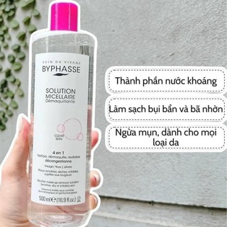[Chính Hãng] Nước Tẩy Trang BYPHASSE Micellar Make-Up Remover Solution (500ml)