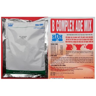 1 gói B COMPLEX ADE MIX 200g KÍCH THÍCH TÍNH THÈM ĂN, BỔ SUNG CÁC VITAMIN THIẾT YẾU