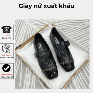 Giày búp bê quai ngang, đế dẻo êm chân