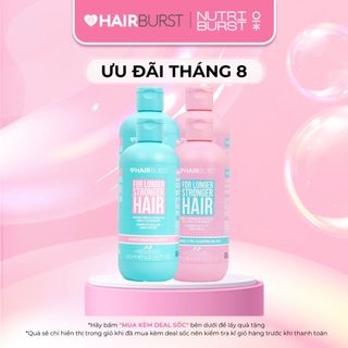 Combo 2 Set gội xả HAIRBURST kích thích tóc mọc dài hơn chắc khỏe hơn 350ml/chai