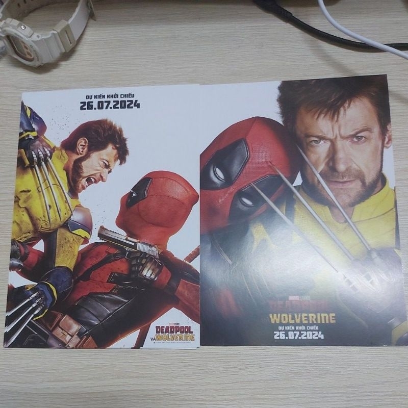 [ Poster phim chiếu rạp 2024 ] Phim Marvel Deadpool và Wolverine