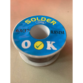 Thiếc hàn cuộn to Solder 100gr thiếc cuộn đường kính 0.8mm