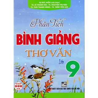 Sách - Phân tích Bình giảng Thơ văn lớp 9