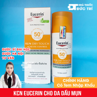 Kem chống nắng cho da nhờn mụn Eucerin Oil Control Dry Touch