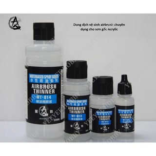 SƠN MÔ HÌNH VALLEJO / SUNIN7 - AIRBRUSH THINNER - CLEANER / AIRBRUSH FLOW IMPROVER DÀNH CHO SƠN GỐC ACRYLIC