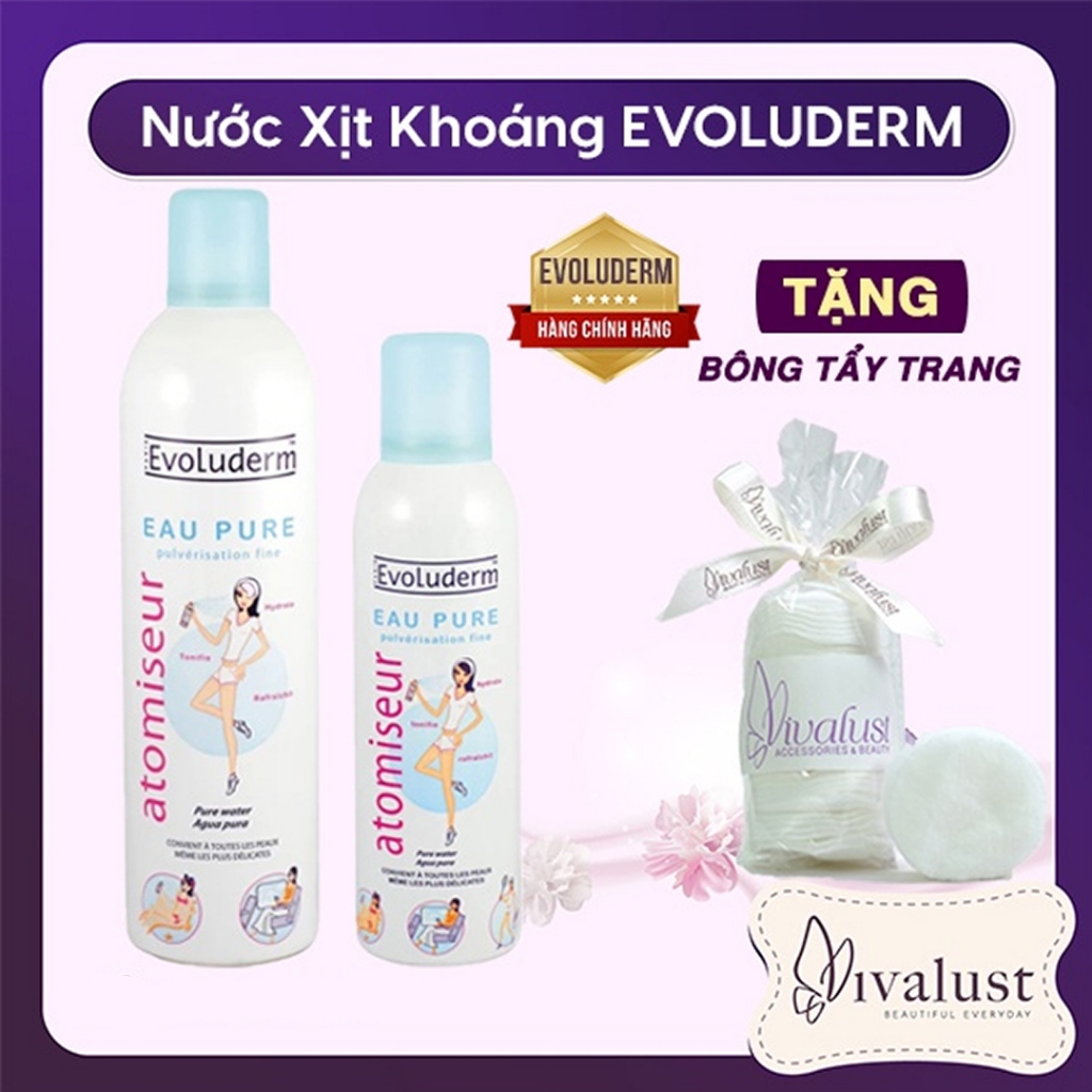 [Chính hãng] XỊT KHOÁNG EVOLUDERM 400ML