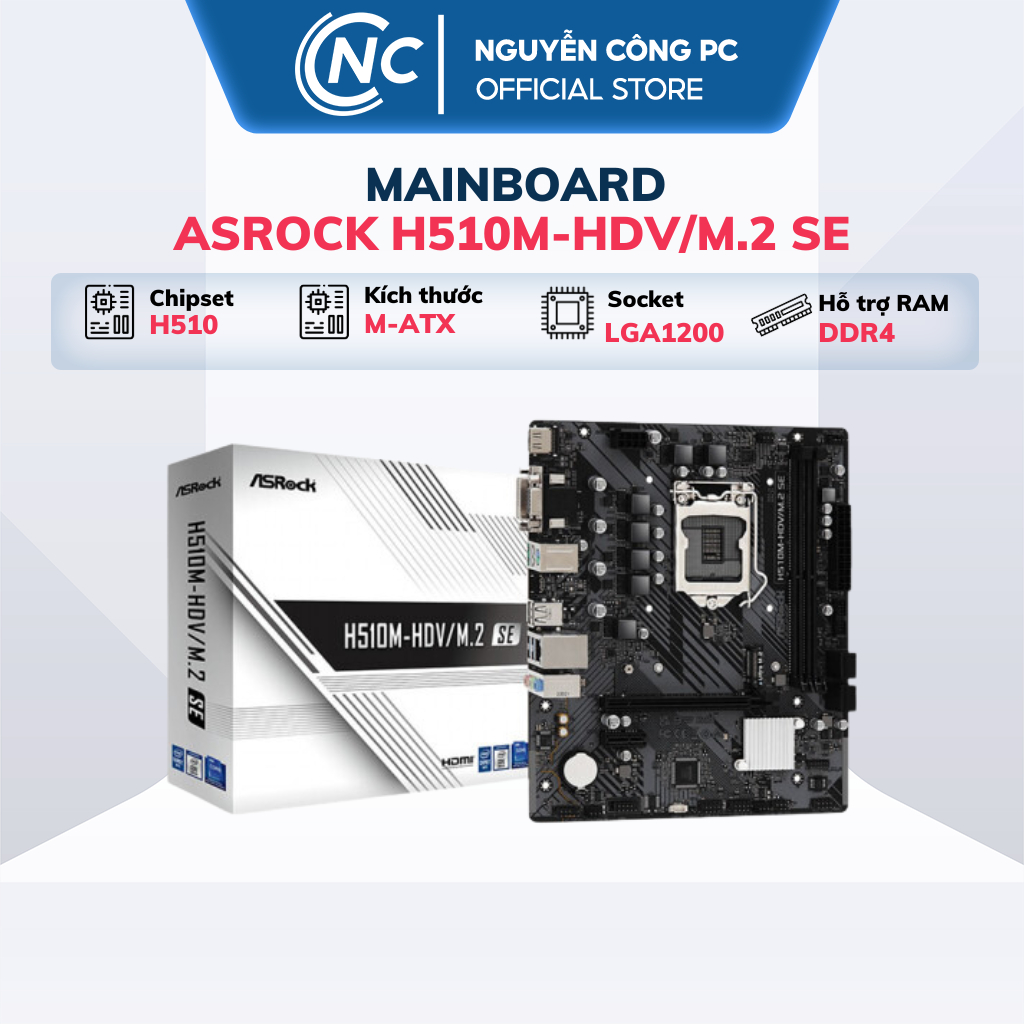 Mainboard Asrock H510M-HDV/M.2 SE