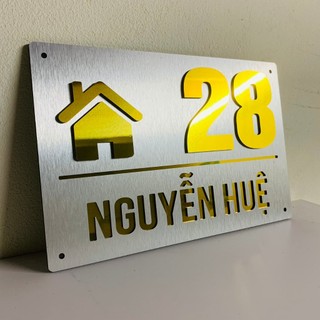 Bảng số nhà cao cấp đẹp - Bảng phòng cao cấp hiện đại nhiều kích thước