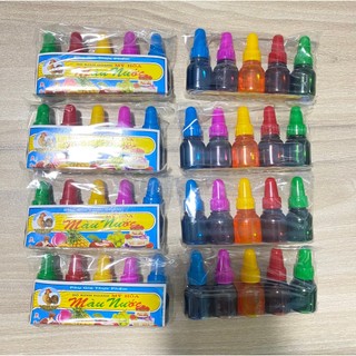 Sỉ màu thực phẩm 50 set màu nước Mỹ Hòa/ Thiên Thành dùng làm rau câu, làm bánh
